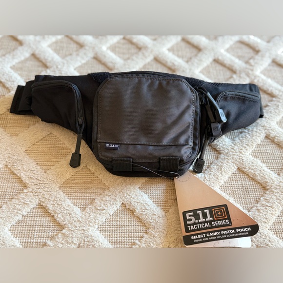 5.11 Tactical Select Carry Pistol Pouch in Charcoal/Black, Style 58604 Hunting - Picture 10 of 15